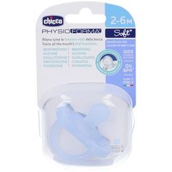 Chicco Gommotto Silicone Azzurro 2-6 Mesi Soft Altro
