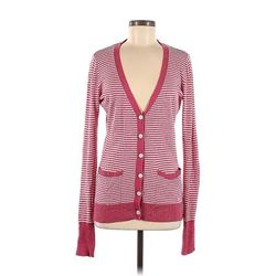 Victoria's Secret Pink Cardigan Sweater: Red - Women's Size Medium