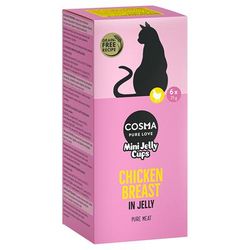 24x25g Chicken Breast Cosma Mini Jelly Snack for Cats