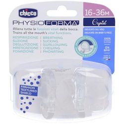Chicco Succhietti Physioforma Crystal 16-36M Set da 2