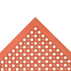 NoTrax 562S0310RD Sanitop Grease-Resistant Floor Mat, 3' x 10', 1/2" Thick, Red
