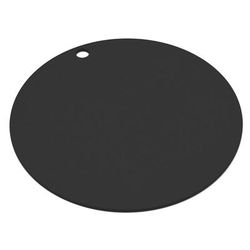 Epicurean 429-001602 16" Round Pizza Board - Paper Composite, Slate, Black