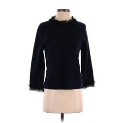 Chanel Cashmere Pullover Sweater: Blue - Women's Size 44