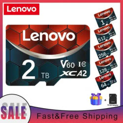 Lenovo-Carte mémoire flash Micro TF haute vitesse enregistreur de conduite carte SD 256 Go 128