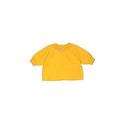 Habitual Sweatshirt: Yellow Tops - Kids Girl's Size 4