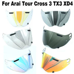 Per Arai Tour Cross 3 Cross3 TX3 XD4 casco visiera scudo placcatura casco lente fotocromatica casco