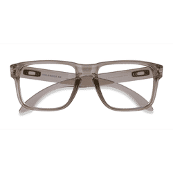 Unisex s rectangle Clear Brown Plastic Prescription eyeglasses - Eyebuydirect s Oakley Holbrook Rx