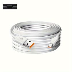 Type C Extension Cable, Fast Charging Cable For Monitoring And Mobile Phone, Length Meter Charge Cord With Type C Port