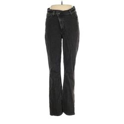 Abercrombie & Fitch Jeans - High Rise: Black Bottoms - Women's Size 30
