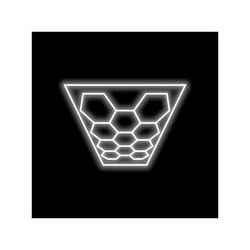 HexGlow Small 11 Hex LED Lighting Kit with Border (12' x 8')