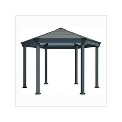 Palram-Canopia Roma Hexagon Garden Gazebo (Grey / Bronze)