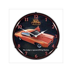 Collectable Sign and Clock 1969 GTO Judge Backlit Wall Clock