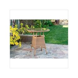 Tortuga Outdoor Sea Pines Wicker Bar Table (Mojave)