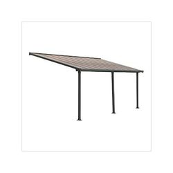 Palram-Canopia Olympia 10' X 20' Patio Cover (Grey / Bronze)