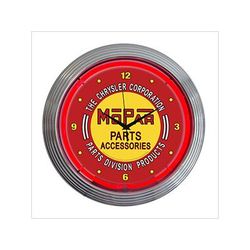 Neonetics 15-Inch Mopar Red Vintage Neon Clock