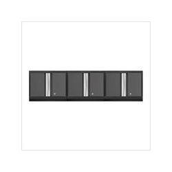 NewAge Garage Cabinets 3 x BOLD Series Grey Wall Cabinets