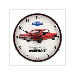 Collectable Sign and Clock 1966 Chevy II Nova Super Sport Backlit Wall Clock