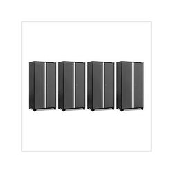 NewAge Garage Cabinets 4 x PRO Series Grey 42 in. Multi-Use Locker