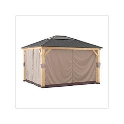 Sunjoy Group Replacement Curtains for 11 x 13 Wood-Framed Gazebos