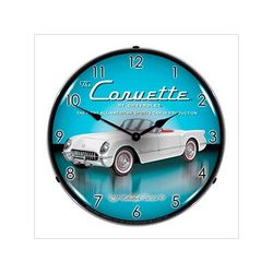 Collectable Sign and Clock 1953 Corvette Backlit Wall Clock