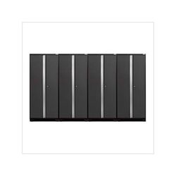 NewAge Garage Cabinets 4 x PRO Series Grey Multi-Use Lockers