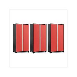 NewAge Garage Cabinets 3 x PRO Series Red 42 in. Multi-Use Locker