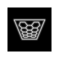 HexGlow Large 11 Hex LED Lighting Kit with Border (15.87’ x 11.90’)