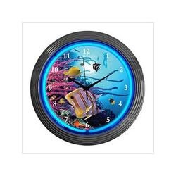 Neonetics 15-Inch Aquarium Neon Clock