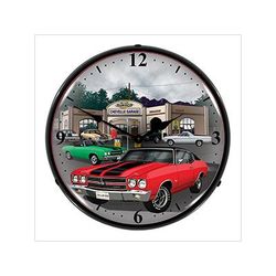 Collectable Sign and Clock 1970 Chevelle Backlit Wall Clock