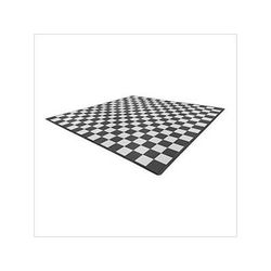 Speedway Tile Two Car Garage Floor Tile Mat / Pad (Grey / Silver / Black)