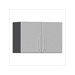 Ulti-MATE Garage Cabinets 2-Door Oversized Garage Wall Cabinet in Stardust Silver Metallic