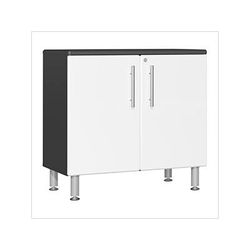 Ulti-MATE Garage Cabinets 2-Door Oversized Garage Cabinet in Starfire White Metallic