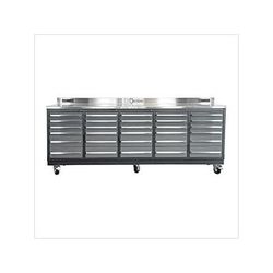 Dragonfire Tools 30-Drawer 9-Foot 4-1/4-Inch Heavy Duty Garage Workbench with Casters