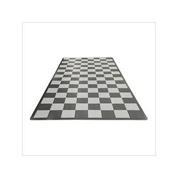 Swisstrax Diamondtrax Home Single Car Garage Floor Tile Mat (Slate Grey / Pearl Silver / Jet Black)