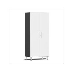 Ulti-MATE Garage Cabinets 2-Door Tall Garage Cabinet in Starfire White Metallic