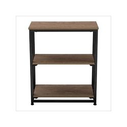 Sunjoy Group 24-Inch Folding Bookcase with 3-Tier Shelves