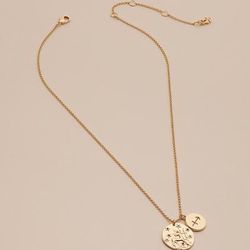 Lucky Brand Sagittarius Zodiac Necklace - Women's Ladies Accessories Jewelry Necklace Pendants in Gold