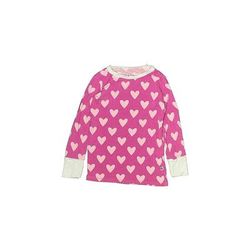 Little Bum Bums Long Sleeve T-Shirt: Pink Hearts Tops - Size 4Toddler