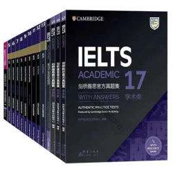 14 libri Cambridge English IELTS IELTS 17 Academic IELTS Zhenti 4-17 parlante ascolto lettura