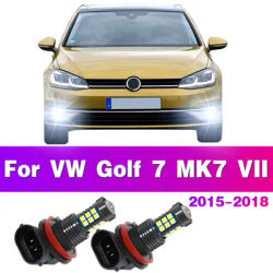 2 pz LED Auto anteriore fendinebbia lampade lampadina per Volkswagen VW Golf 7 MK7 VII 2015 2016