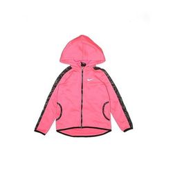 Nike Track Jacket: Pink Jackets & Outerwear - Kids Girl's Size 5