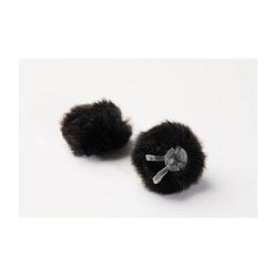 DPA Microphones AIR1 Universal Miniature Fur Windscreen (2-Pack, Large, Black) AIR1-BLACK-L