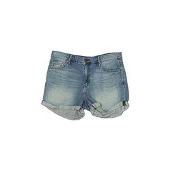 CALVIN KLEIN JEANS Denim Shorts - High Rise: Blue Bottoms - Women's Size 29