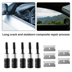 5PC Car Glass Nano Repair Fluid Auto Car Body Repair Tool Kit Auto parabrezza Glass Crack Paint Dent