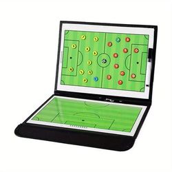 Like A Pro: Soccer Coaches Clipboard Kit With Magnetic Board, Marker Pen & Zipper Bag