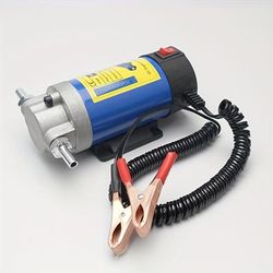 Portable 12v 100w Oil Extractor Pump - Easily Transfer Oil/crude Oil And Fuel With This Powerful Siphon Tool!