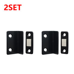 4pcs Magnet Door Stops Hidden Door Closer Strong Magnetic Cabinet Catches With Screw For Closet Cupboard Furniture Hardware