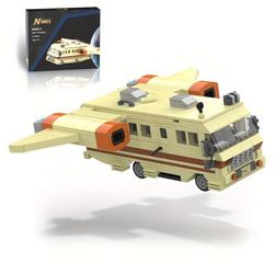 TEMU 667pcs Building Set, Space Movie Car Model With Cockpit - , Merchandise Toy, Birthday Gift