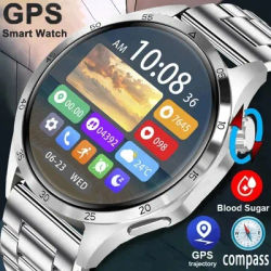 2024 originale GPS Smart Watch per Huawei GT4 Pro Men AMOLED HD Screen Bluetooth Call NFC IP68