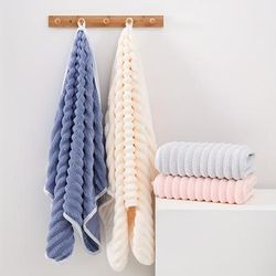 Thickened Bath Towel 55*28'', Home Bathroom Bath Sheets, Super Absorbent, Soft, Quick-drying, Large Bath Towel, Bathrobe, Essential For Business Trips And Travel